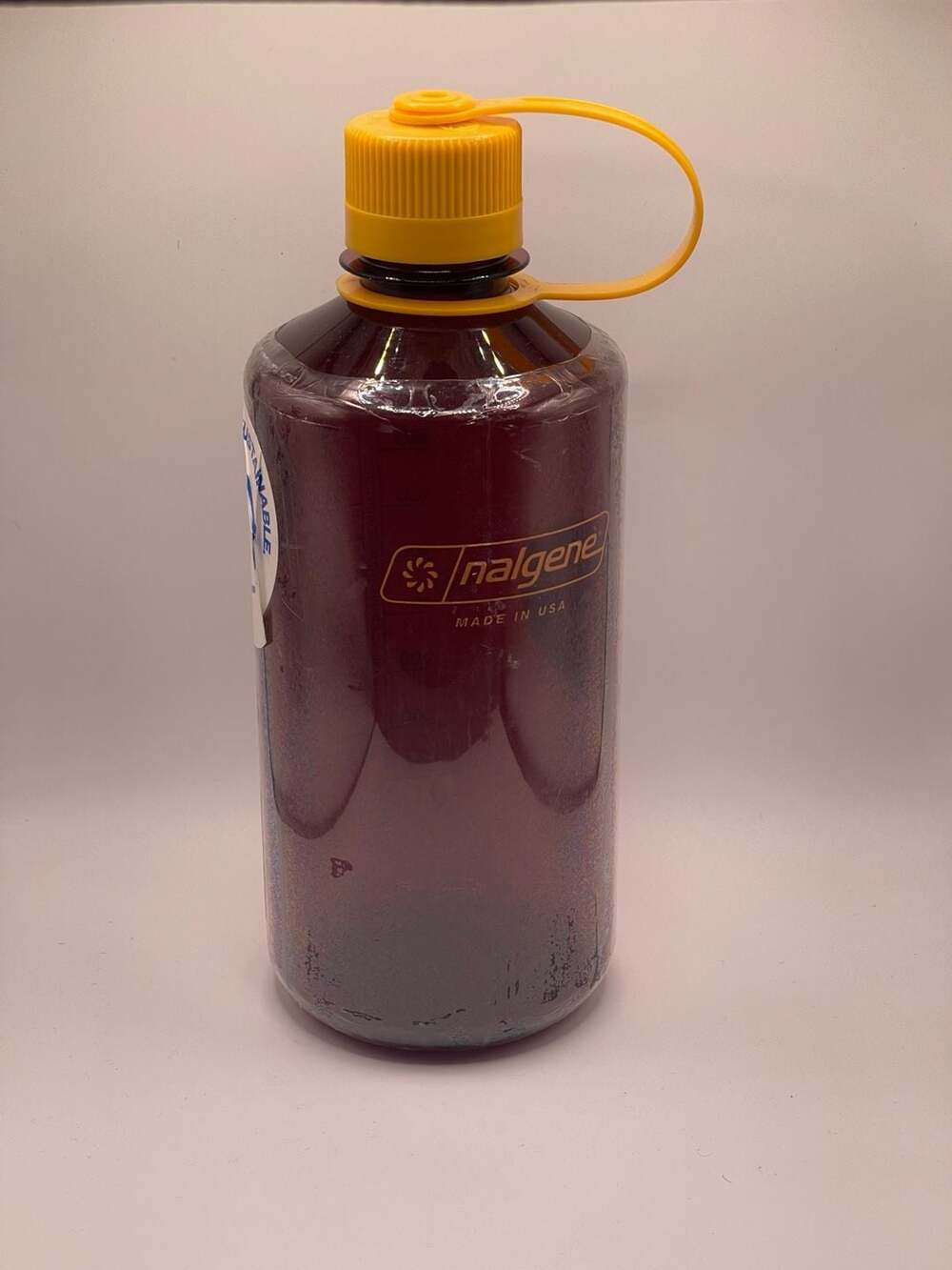 Nalgene 32 oz Narrow Mouth Sustain Water Bottle - Laker Brown